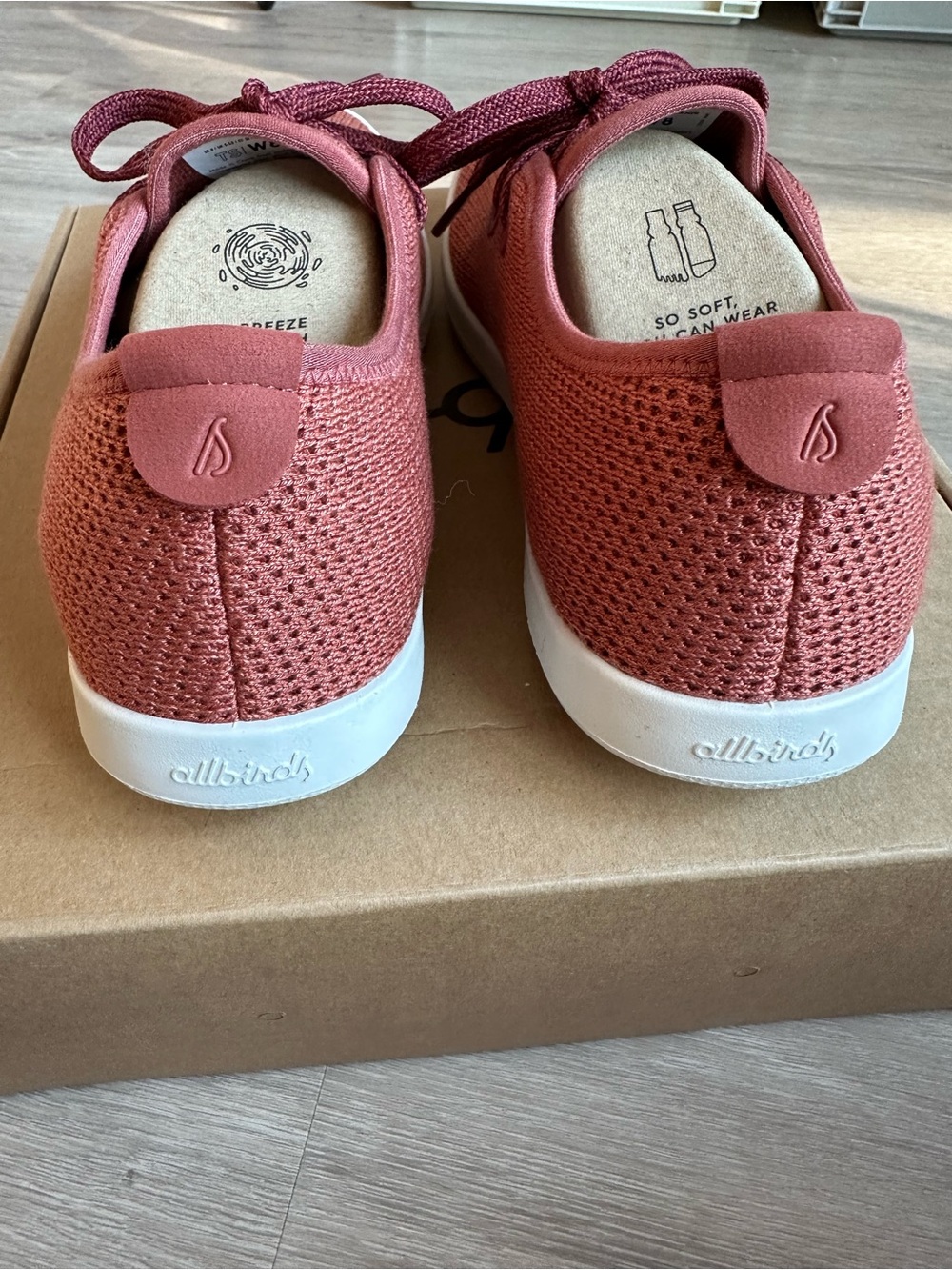 Allbirds tree skipper sun-kissed (white) women’s 8, new in box - Picture 5 of 7